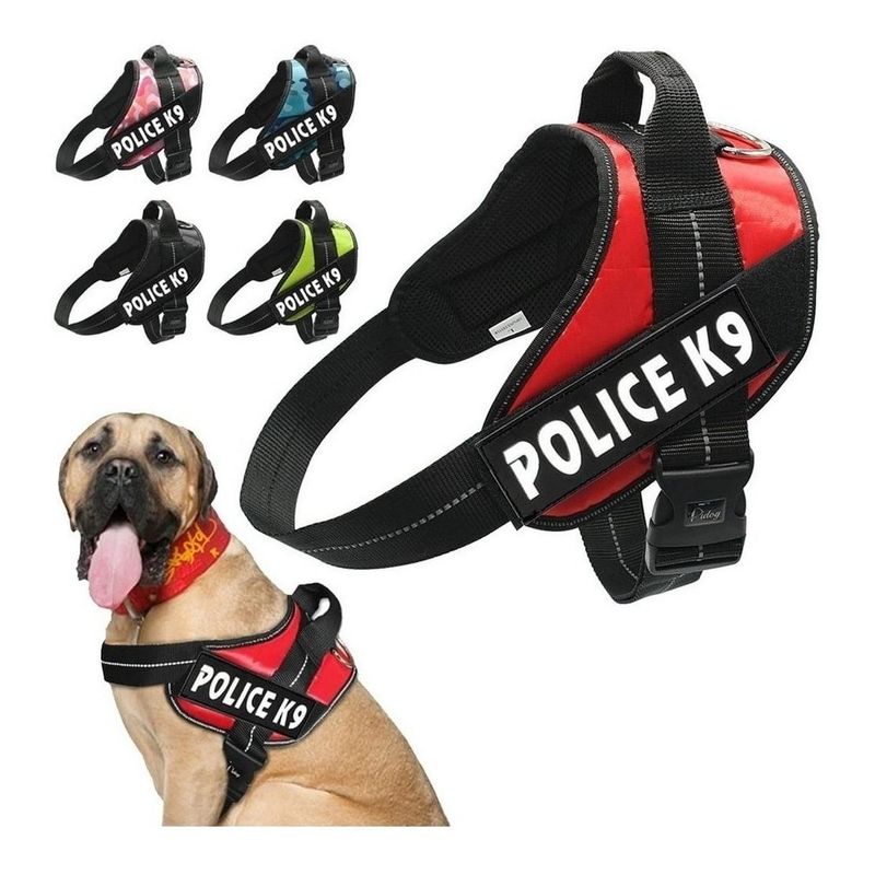 GENERICO - Arnés Pechera Acolchada Reforzada para Perros Grandes XL.