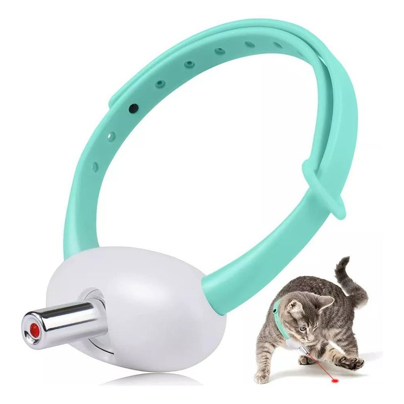 GENERICO - Collar Interactivo con Láser para Gatos Activos