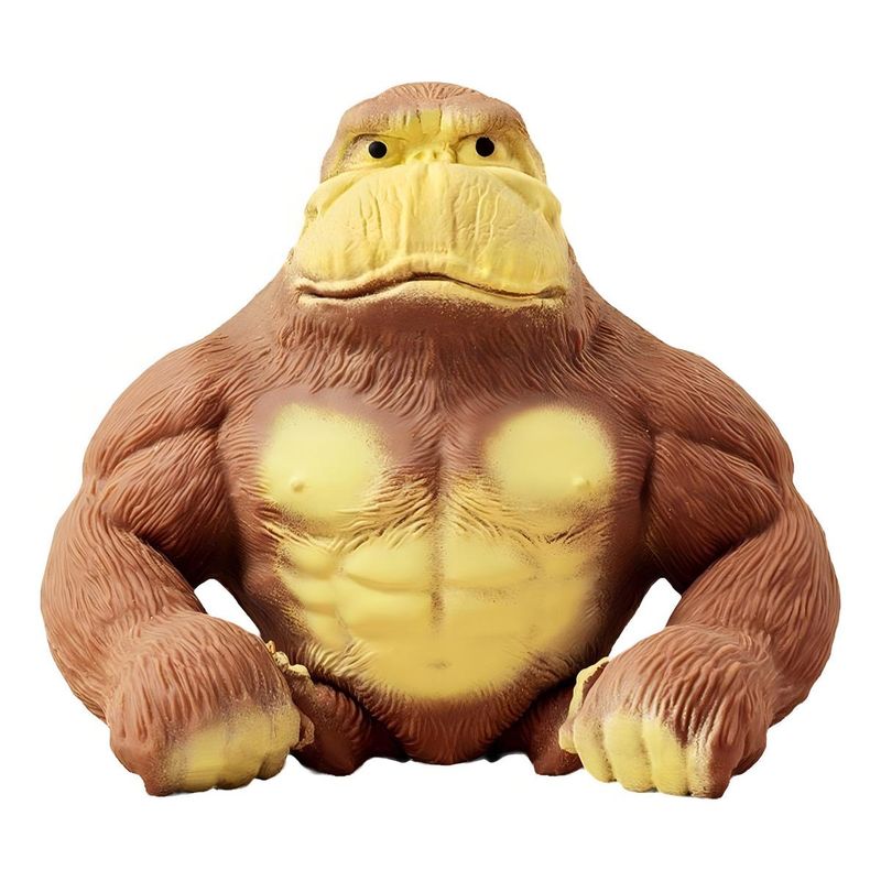 GENERICO - Muñeco Gorilla Antiestrés Suave Mediano para Alivio