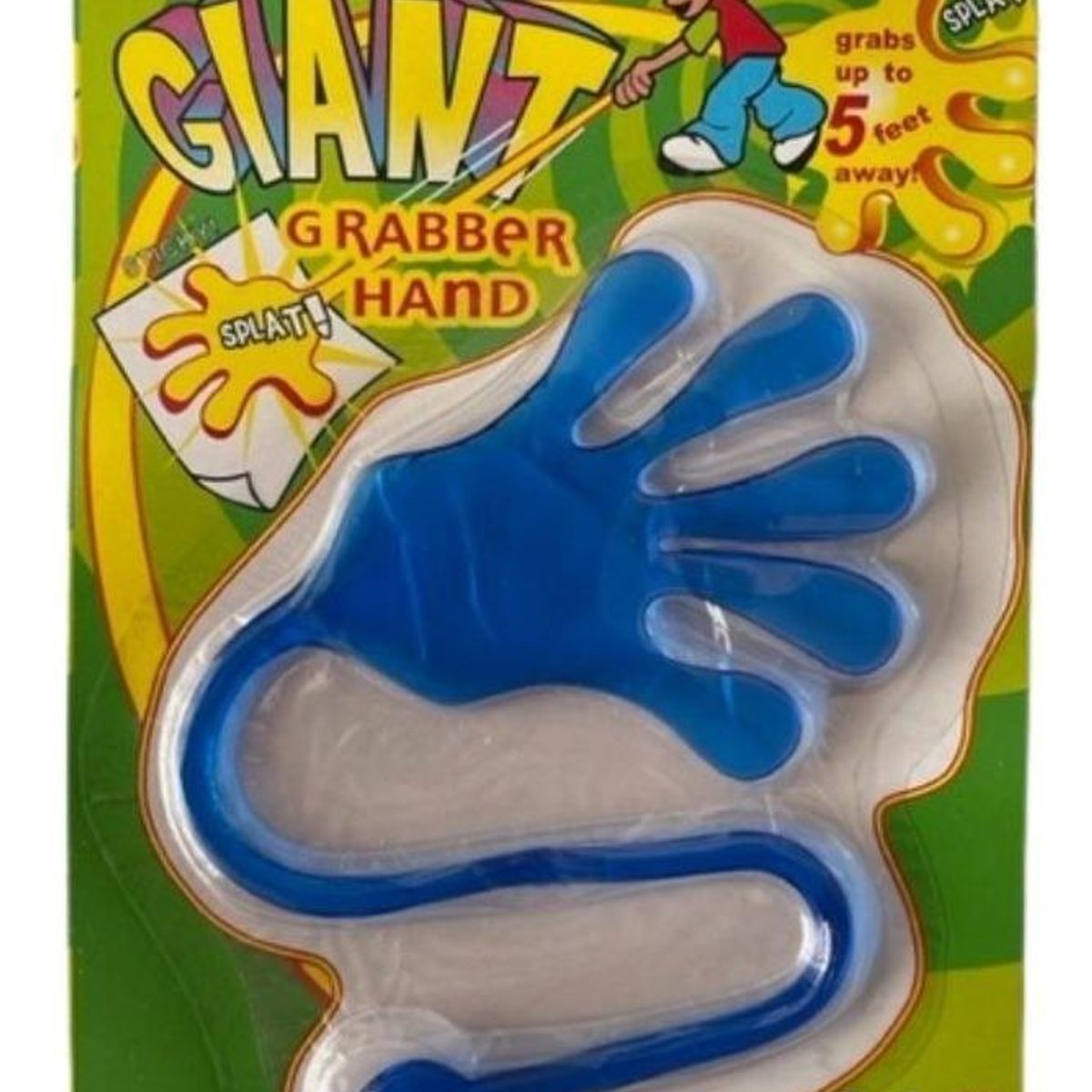 GENERICO - Mano Pegajosa Gigante Azul de 154cm de Alcance