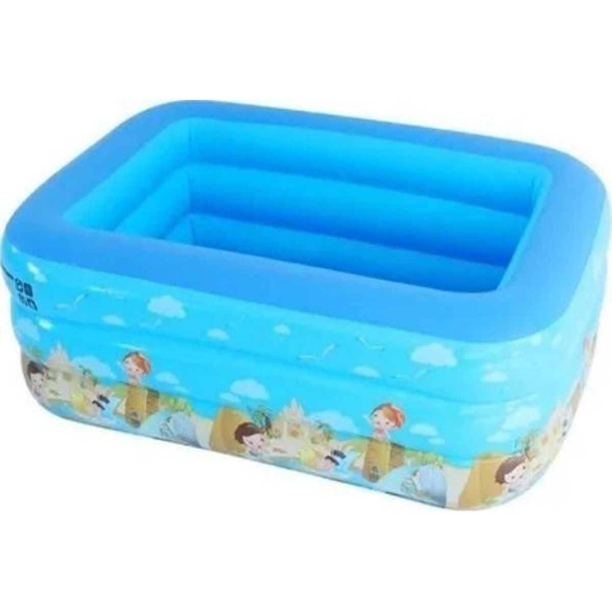 GENERICO - Piscina Inflable Infantil Azul 150x100x50 Cm para Verano