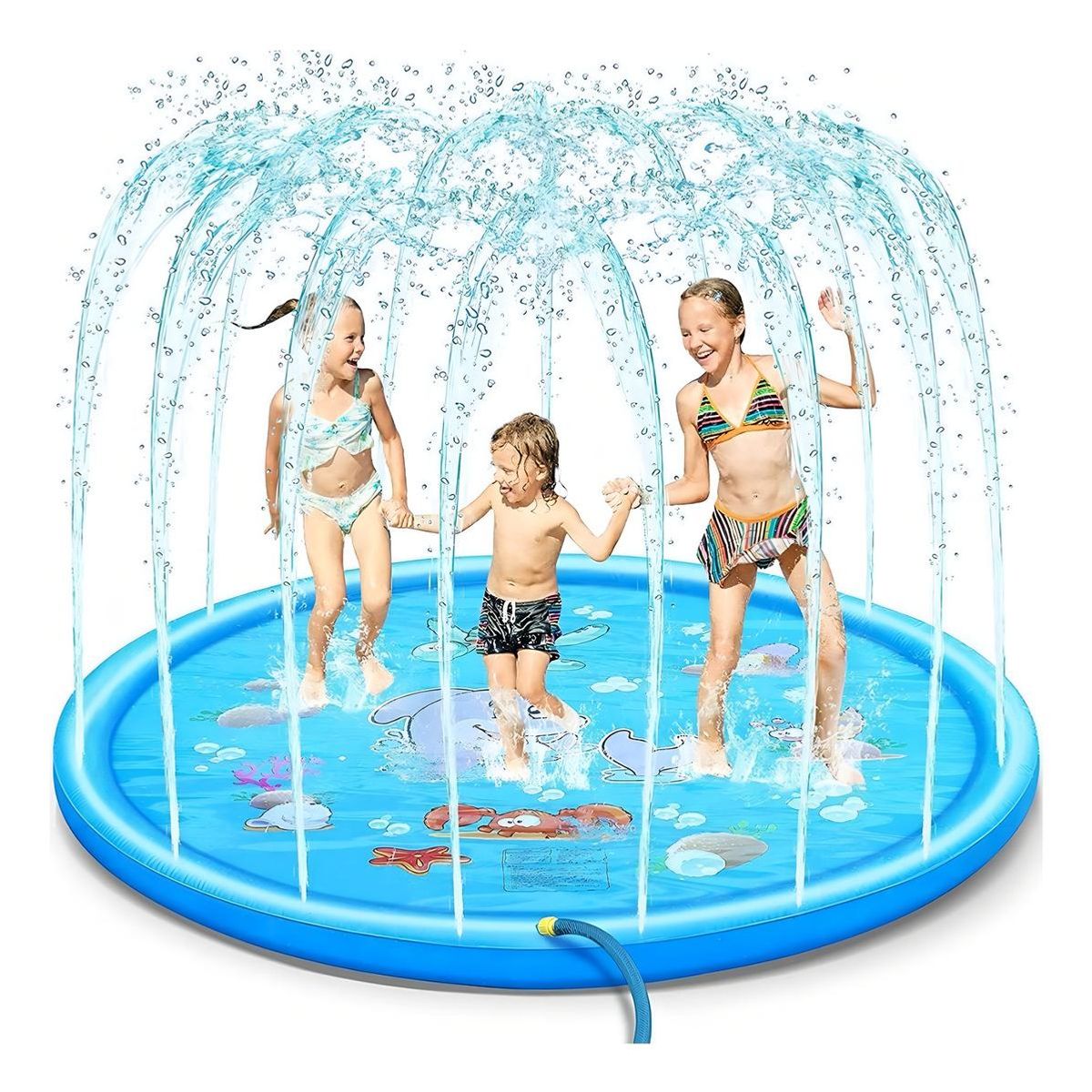 GENERICO - Alfombra de Agua Inflable para Niños 17m Color Azul