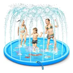GENERICO - Alfombra de Agua Inflable para Niños 17m Color Azul