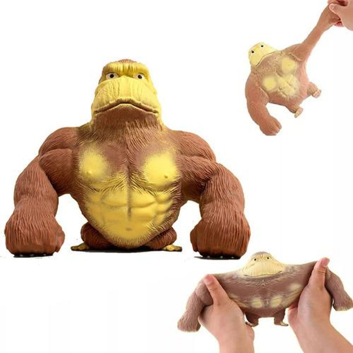 GENERICO - Gorila Antiestrés Suave y Estirable para Alivio