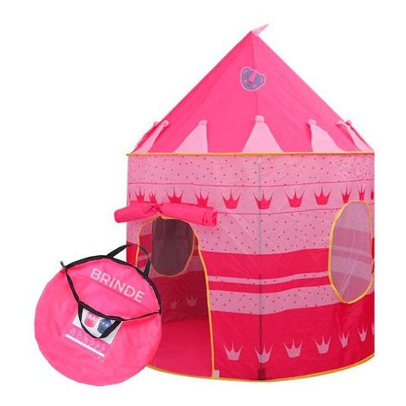 GENERICO - Tienda de Campaña Infantil Toca Tunnel 3 en 1 Rosa