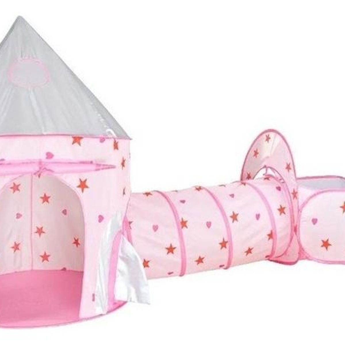 GENERICO - Carpa de Juego Infantil 3 en 1 Rosa para Niños