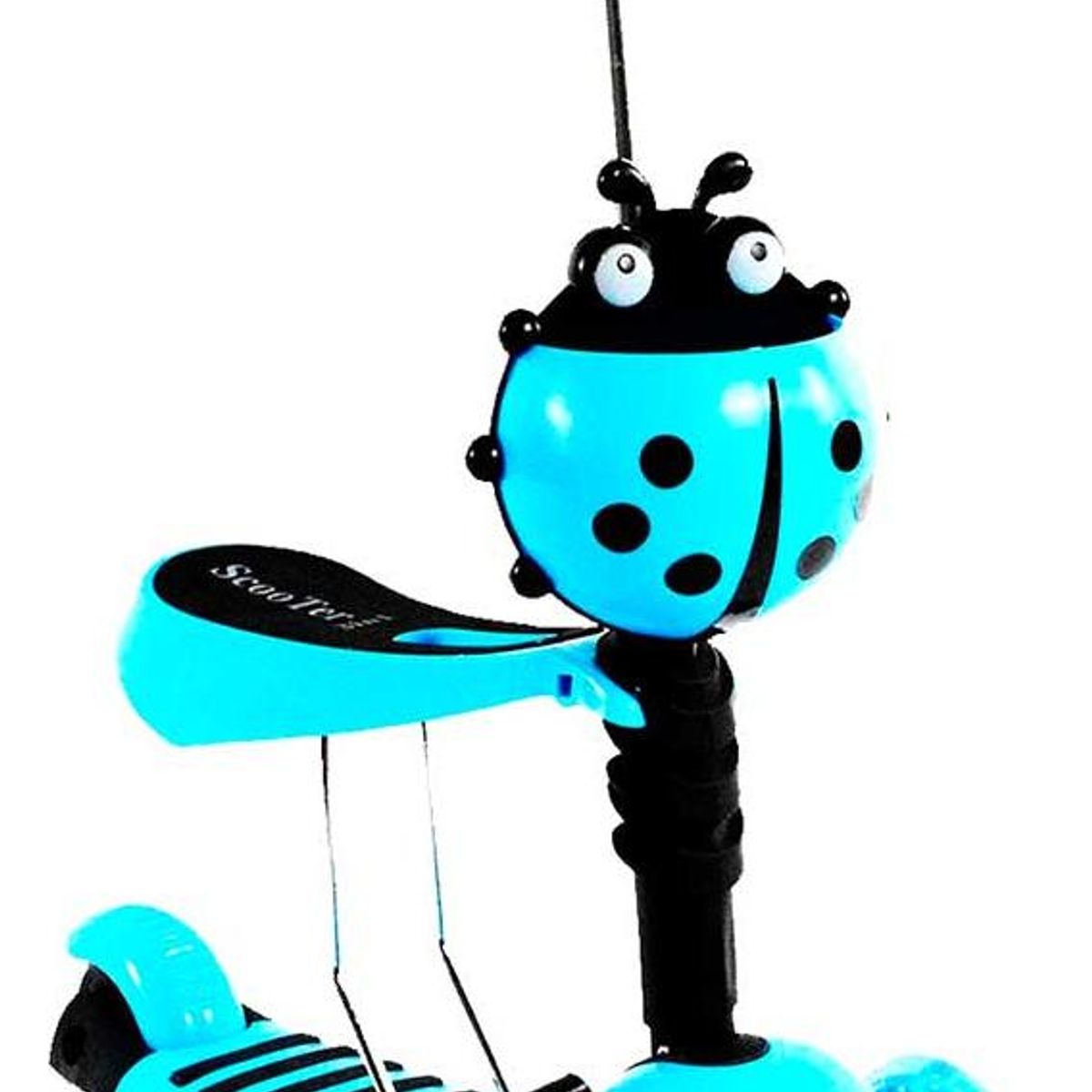 GENERICO - Scooter Infantil 3 En 1 con Luces Color Celeste