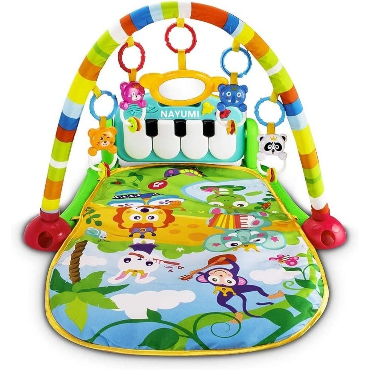 GENERICO - Gimnasio Acolchado Infantil con Piano y Accesorios