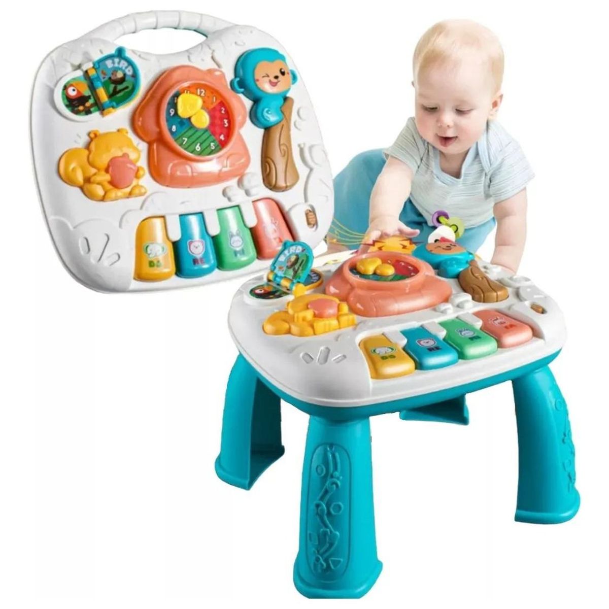 GENERICO - Mesa de Aprendizaje Musical 3 en 1 para Bebés