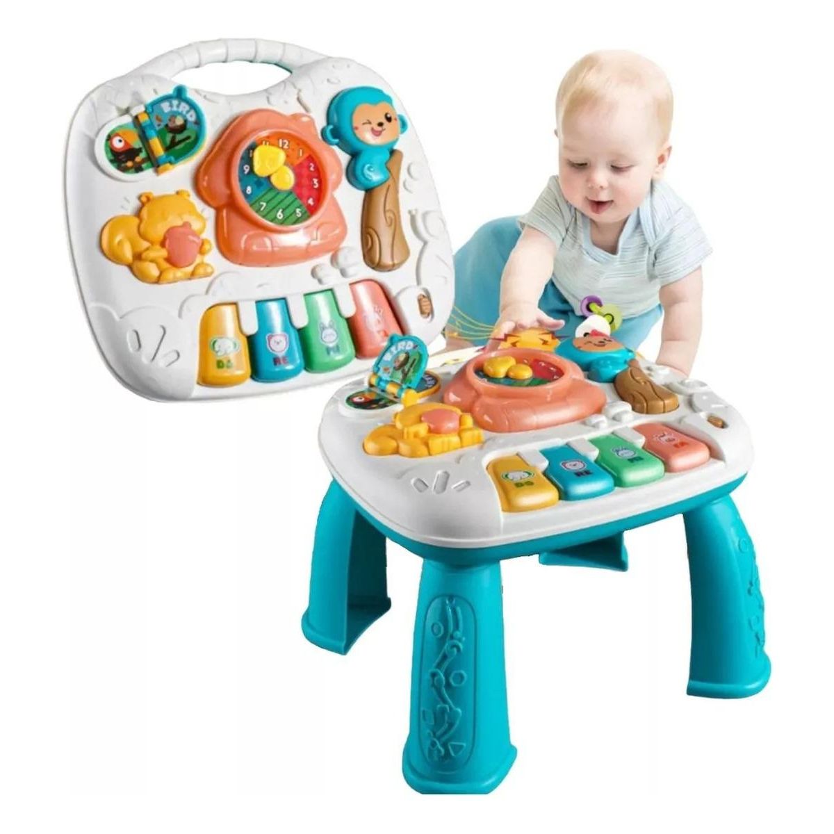 GENERICO - Mesa de Aprendizaje Musical 3 en 1 para Bebés