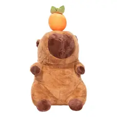 GENERICO - Peluche Capibara con Fruta 35 cm Surtido