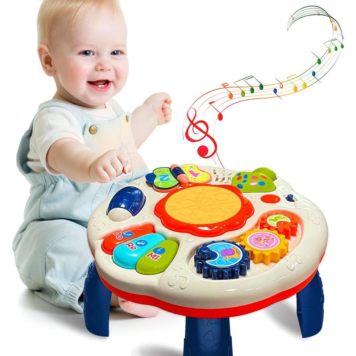 GENERICO - Mesa Interactiva 3 en 1 para Bebés con Aprendizaje Musical