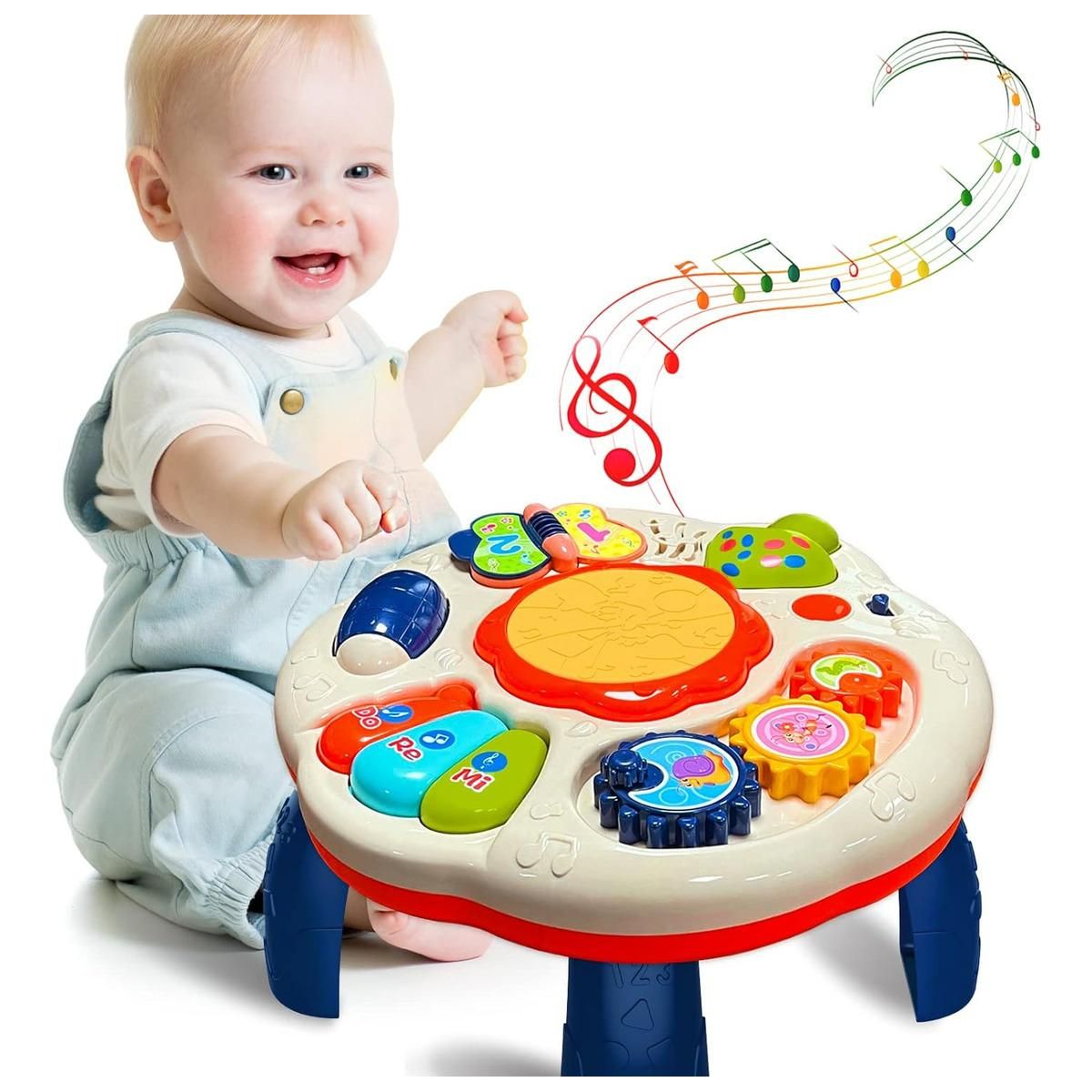 GENERICO - Mesa Interactiva 3 en 1 para Bebés con Aprendizaje Musical