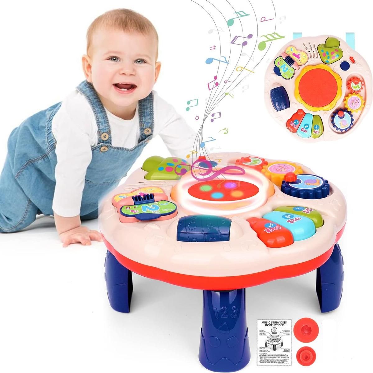 GENERICO - Mesa Interactiva 3 en 1 para Bebés con Aprendizaje Musical
