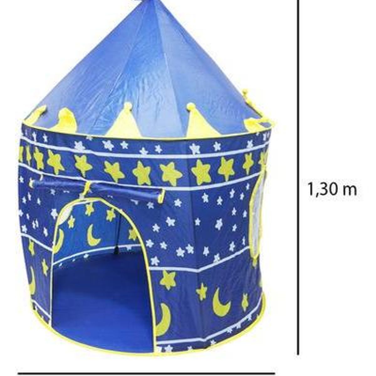 GENERICO - Tienda de campaña infantil plegable tipo castillo azul