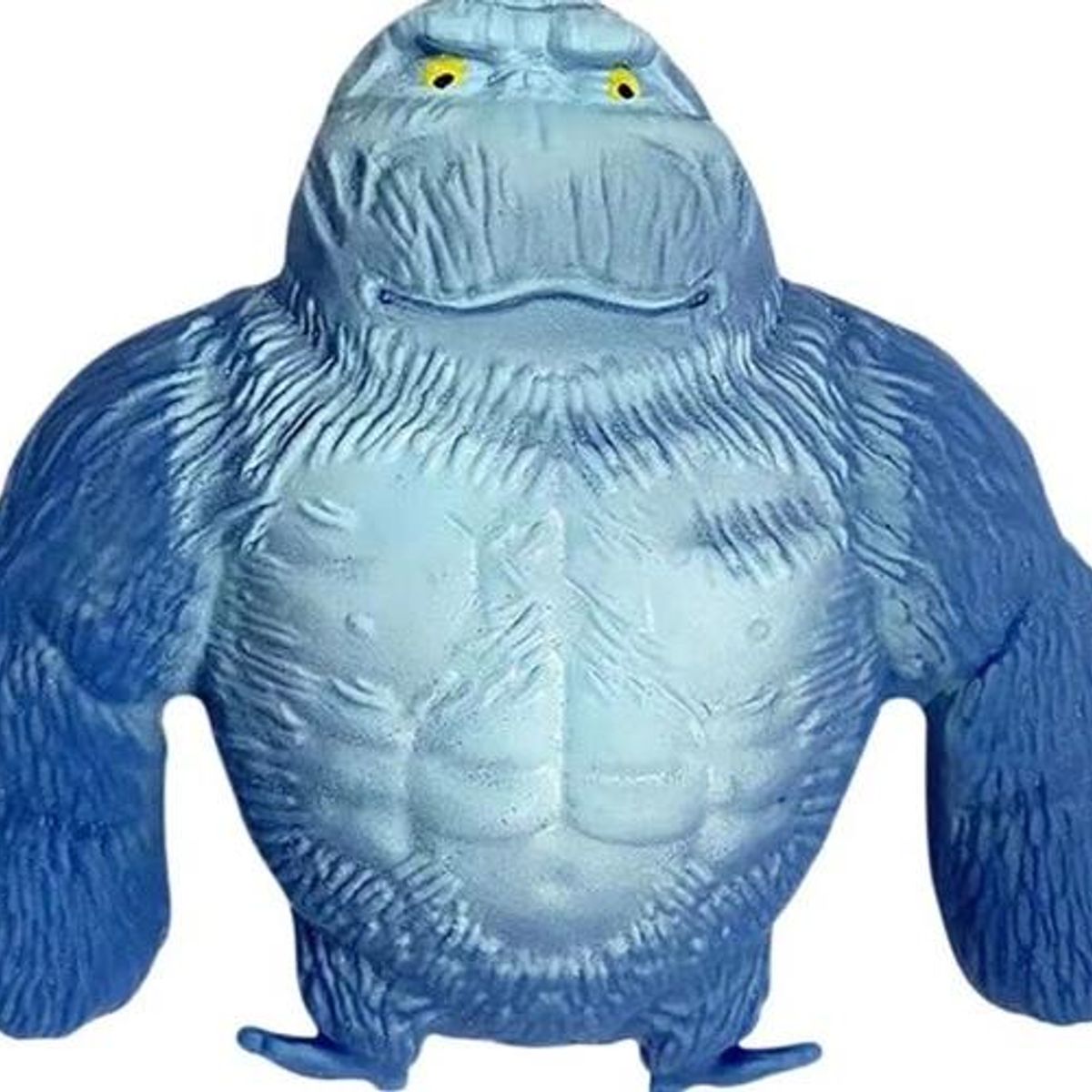 GENERICO - Gorila Antiestrés Estirable Squishy Azul 10cm