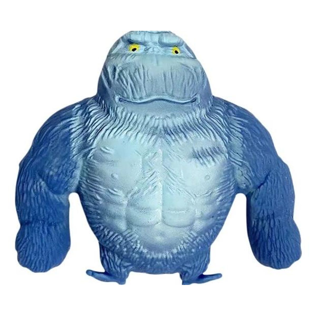 GENERICO - Gorila Antiestrés Estirable Squishy Azul 10cm