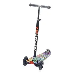 GENERICO - Scooter Infantil 3 Ruedas con Luces Interactivas