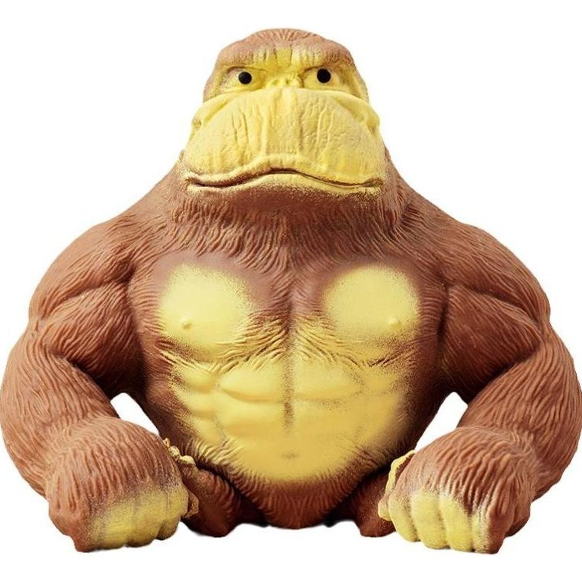 GENERICO - Muñeco Antiestrés de Gorila de Silicona 14 cm