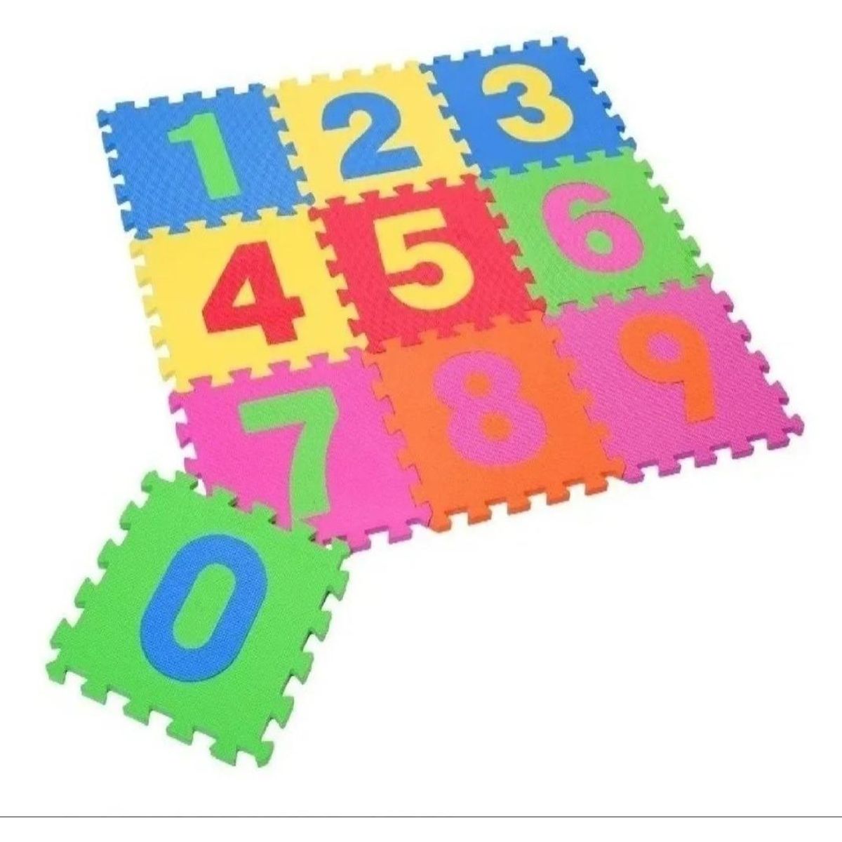 GENERICO - Alfombra de Goma Eva para Bebés y Niños - Set de 10 Piezas