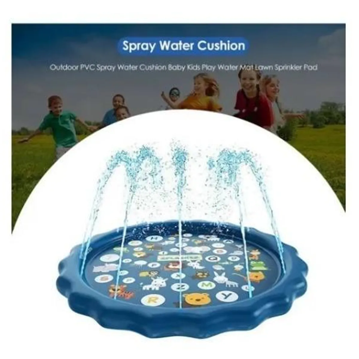 GENERICO - Alfombra Inflable de Agua Redonda para Niños 170 m