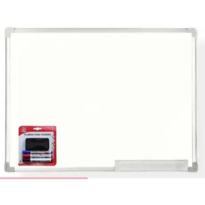 GENERICO - Pizarra Acrílica Magnética 40x60 con Set de Plumones y Borrador