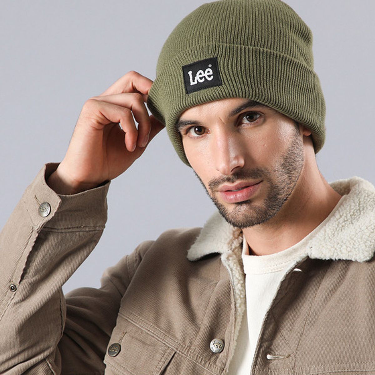 LEE - Gorro Hombre Essential Beanie Green