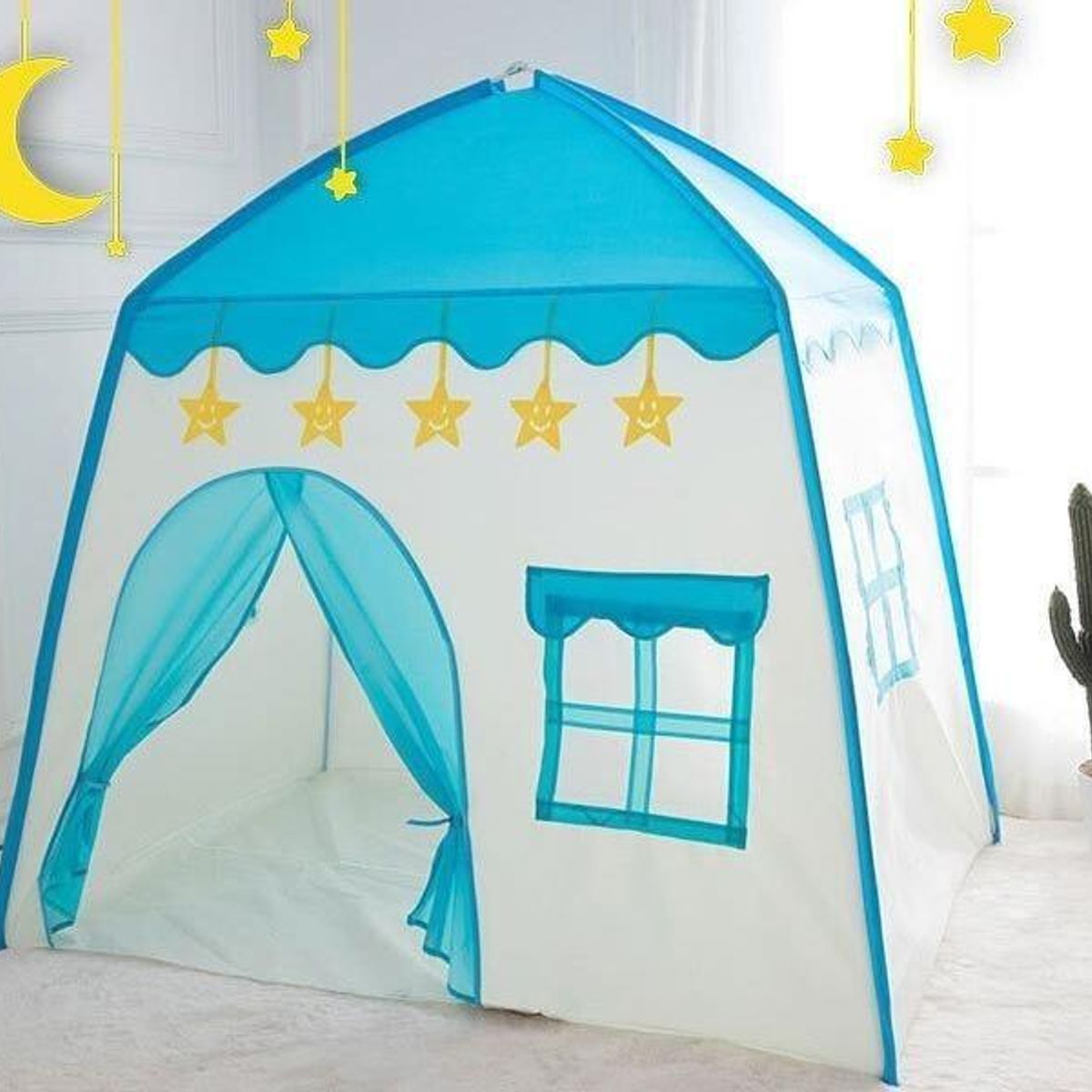 GENERICO - Tienda de Campaña Infantil Plegable con Diseño de Casita