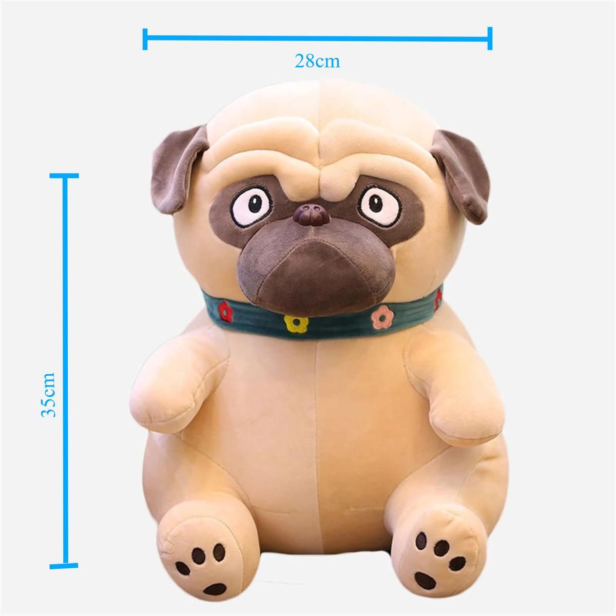 GENERICO - Peluche Perrito Pug Tierno Ideal para Regalo