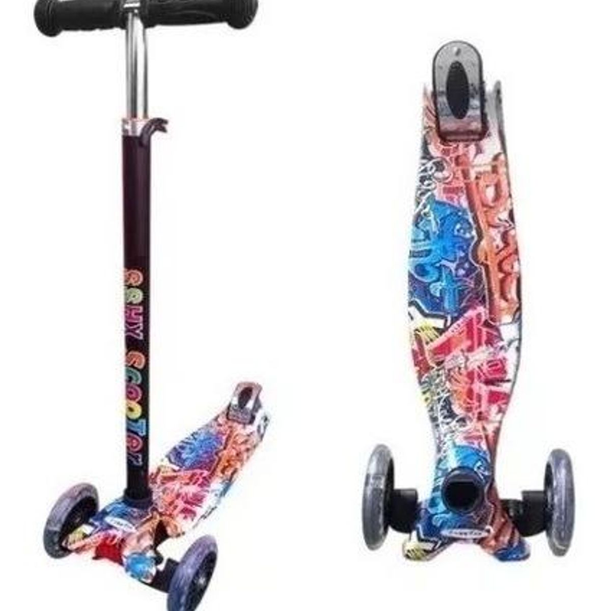 GENERICO - Scooter Regulable con Ruedas LED para Niños