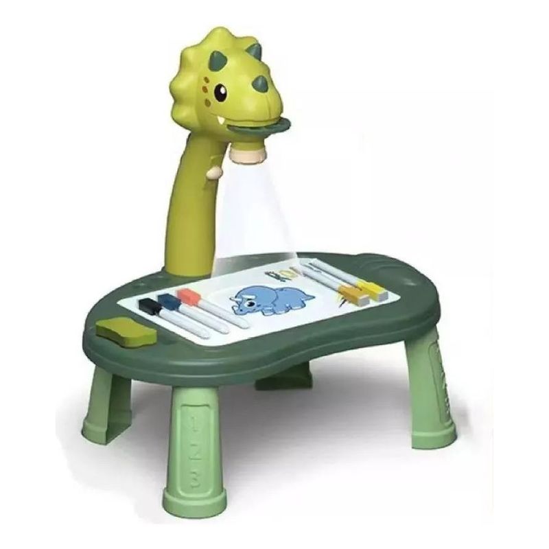 GENERICO - Mesa Proyector Artístico Dinosaurs 34 Piezas para Niños