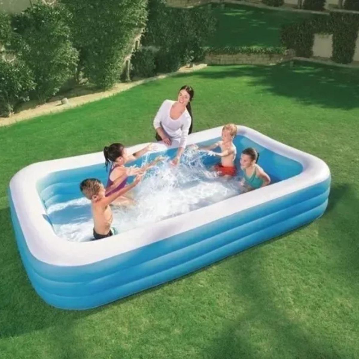 GENERICO - Piscina Inflable Infantil para Verano 103x69x20 cm