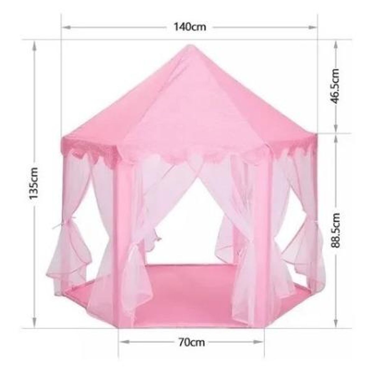 GENERICO - Carpa Infantil Portátil Castillo Princesa para Niñas