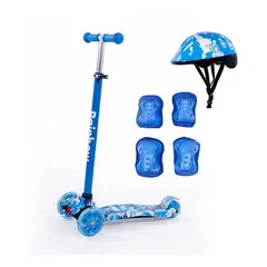 GENERICO - Monopatín de Pie Rainbow Wind con Protecciones Azul