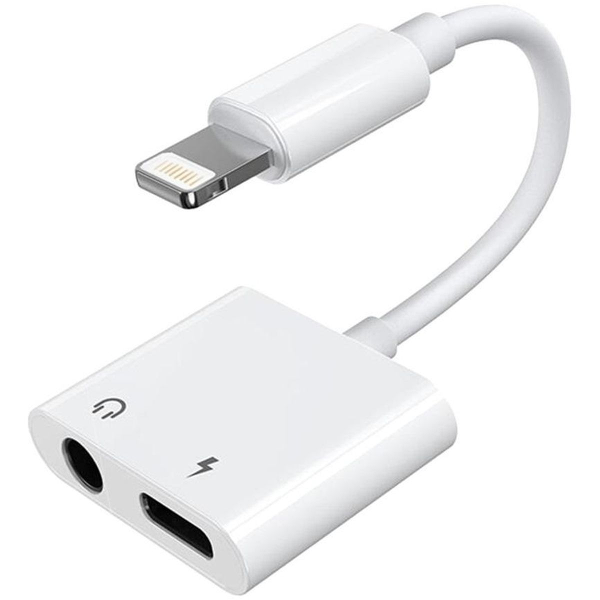 GENERICO - Adaptador Lightning para iPhone con Conector Jack 35mm