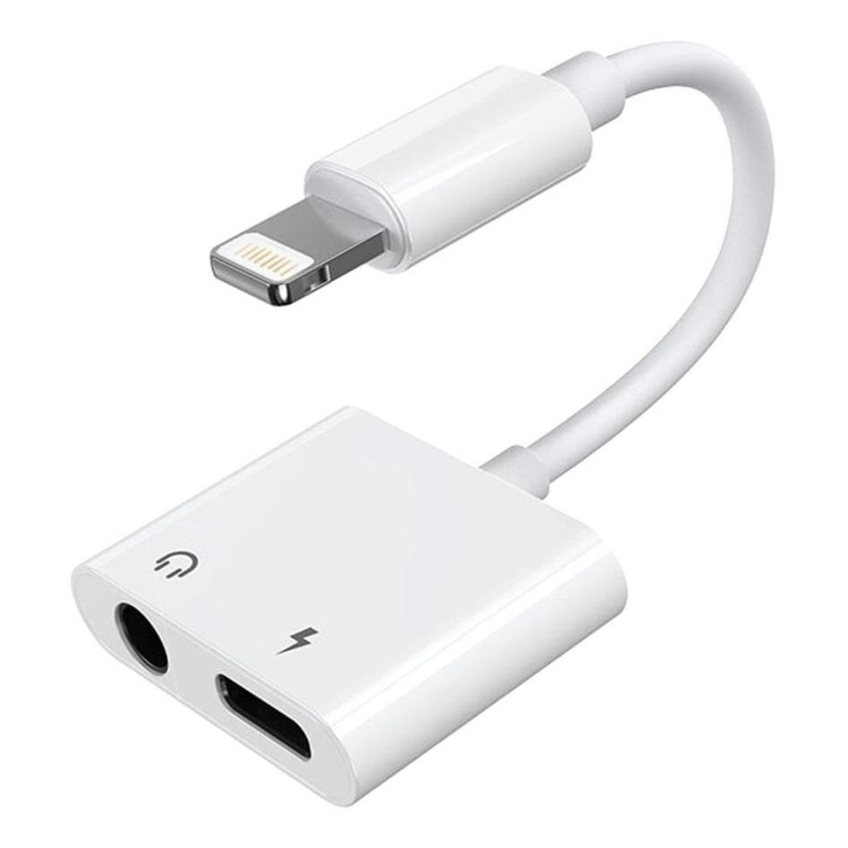 GENERICO - Adaptador Lightning para iPhone con Conector Jack 35mm