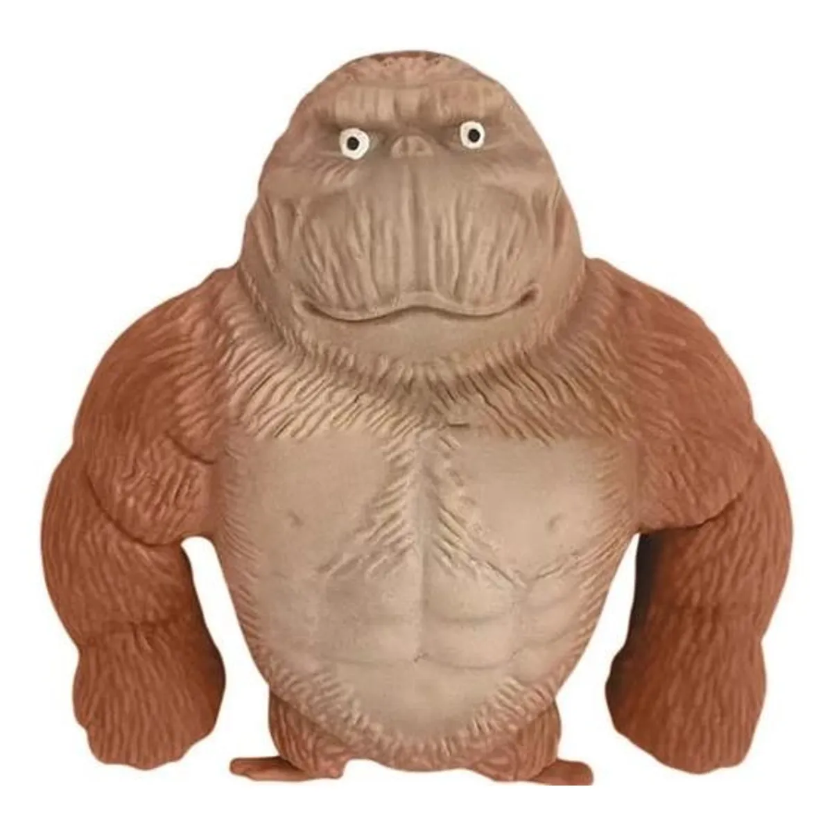 GENERICO - Gorila Antiestrés Squishy Estirable Color Café 10cm