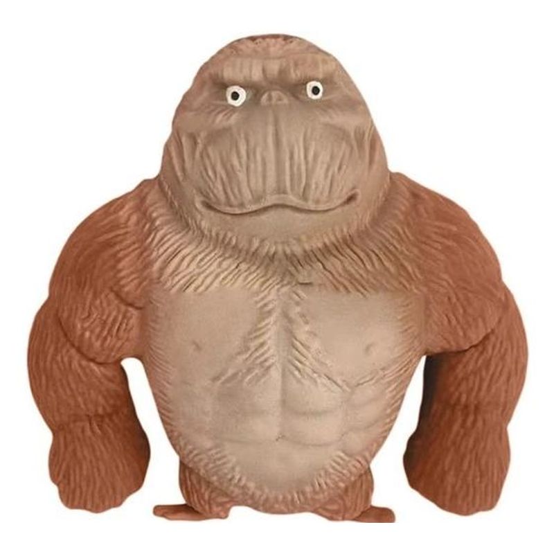 GENERICO - Gorila Antiestrés Squishy Estirable Color Café 10cm