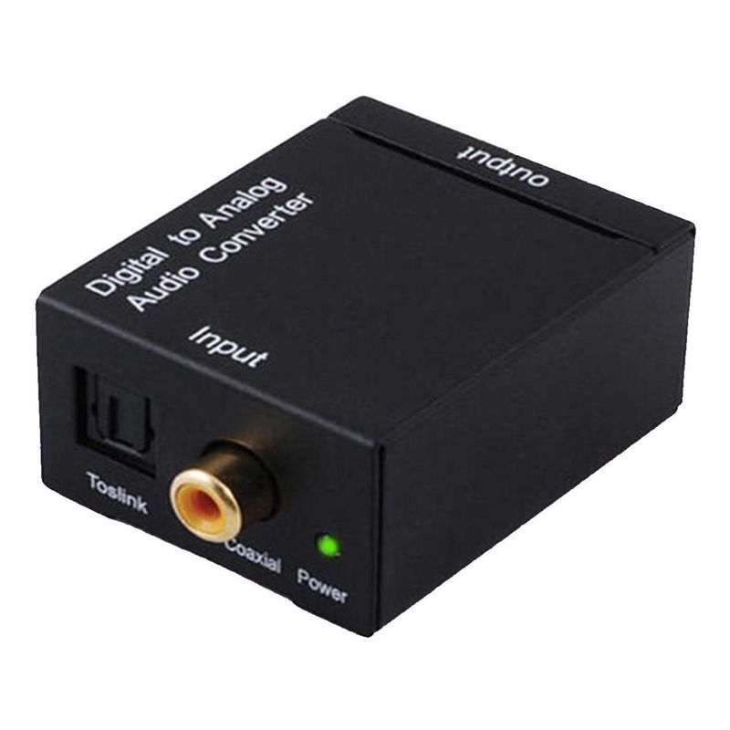 GENERICO - Convertidor Óptico a RCA - Audio Digital a Analógico