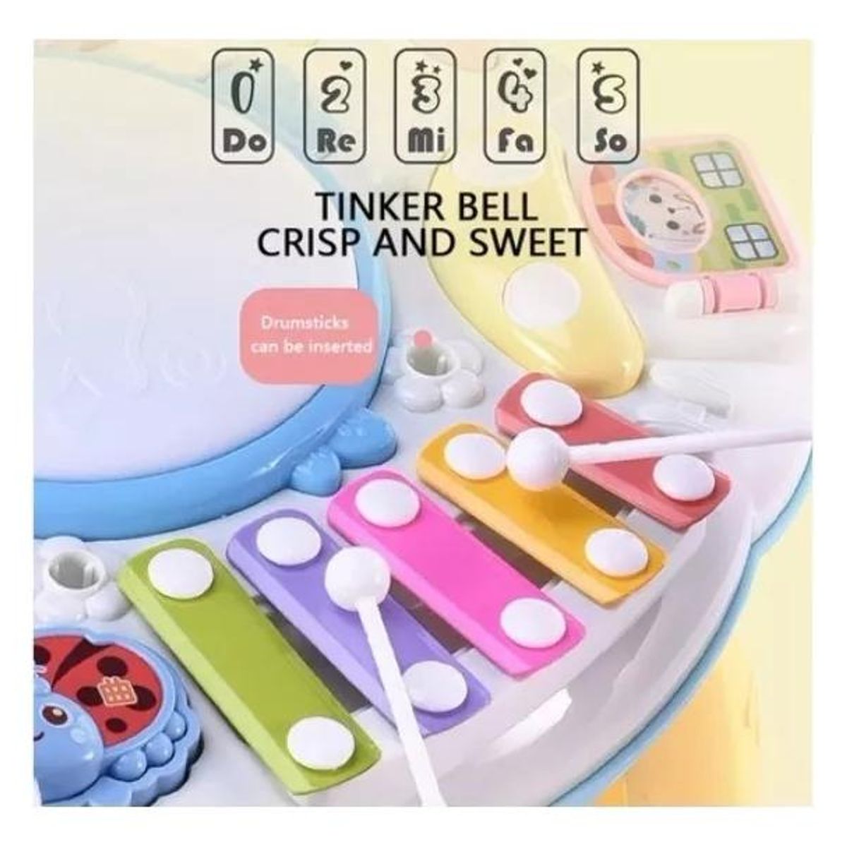 GENERICO - Mesa Interactiva Musical para Bebés con Luz y Audio