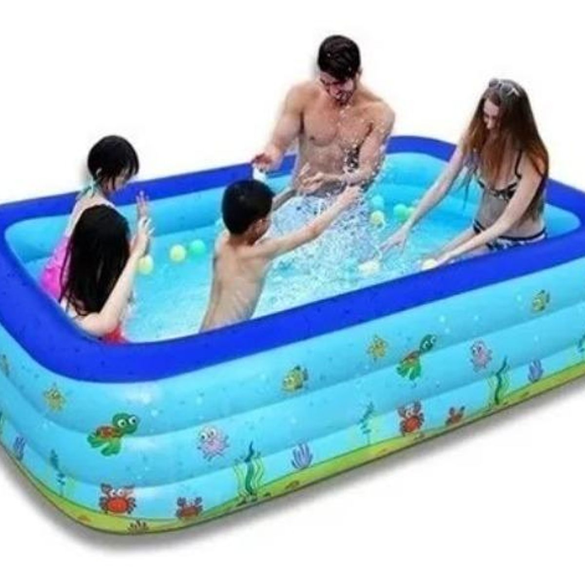 GENERICO - Piscina Inflable Infantil 150x110x50 cm para Verano