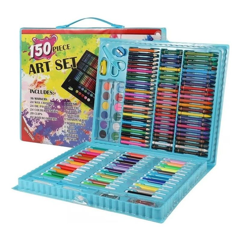GENERICO - Set de Arte en Maleta con 150 Piezas para Niños