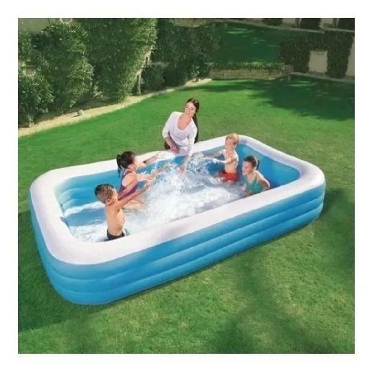 GENERICO - Piscina Inflable Infantil para Verano 103x69x20 cm
