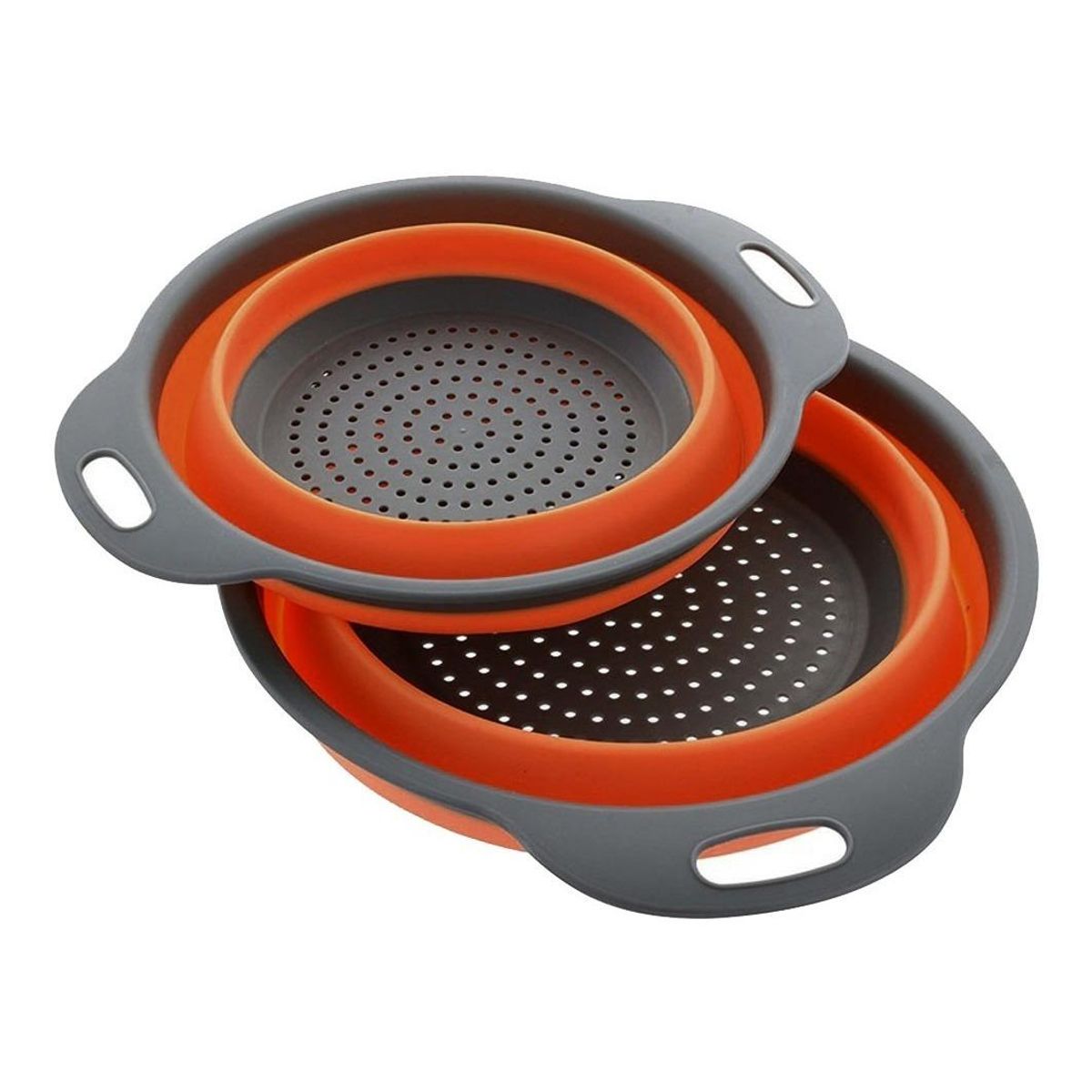 GENERICO - Colador Retráctil Grande de Silicona Plegable 29 cm