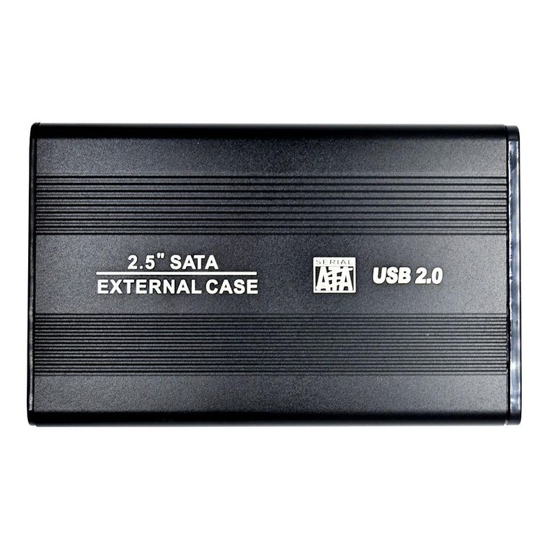 GENERICO - Cofre Metal para Disco Duro SATA 25 USB 20 para Notebook