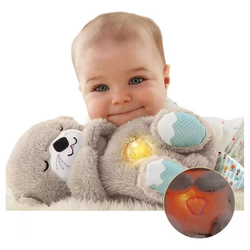 GENERICO - Peluche Nutria Relajante para Bebés 30cm