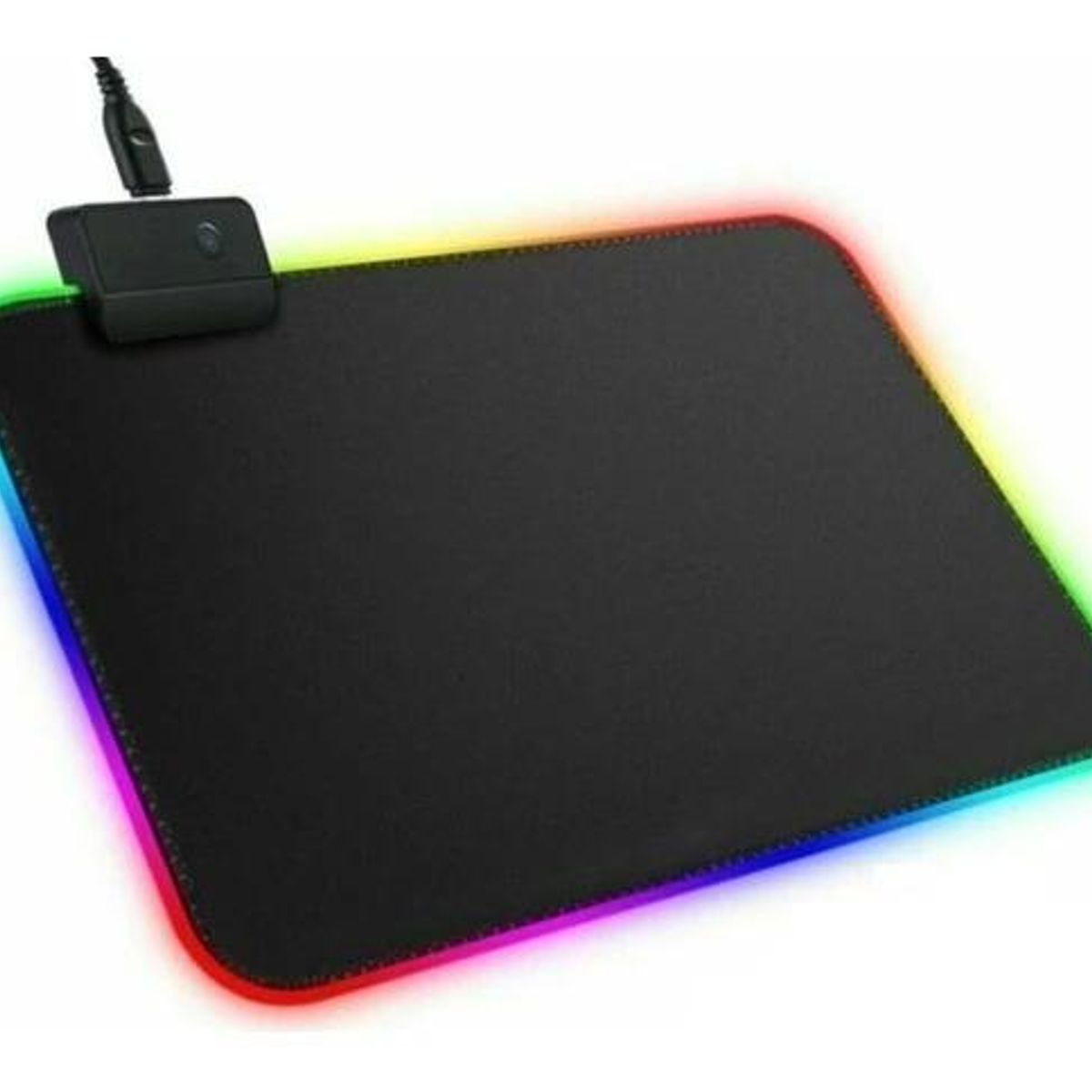 GENERICO - Mouse Pad Gamer con Iluminación LED RGB y Base Antideslizante