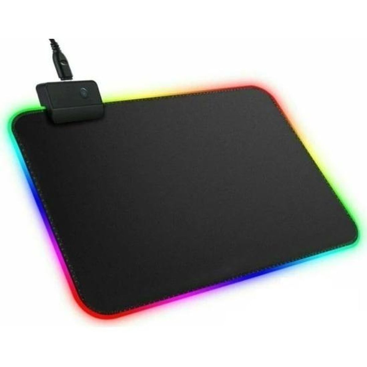 GENERICO - Mouse Pad Gamer con Iluminación LED RGB y Base Antideslizante