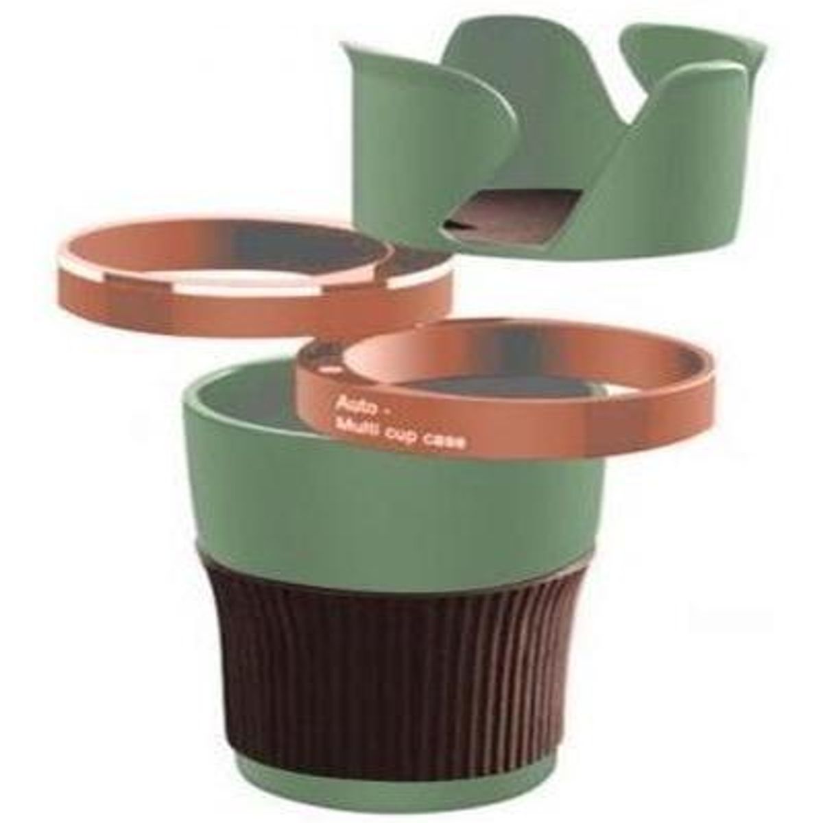 GENERICO - Soporte Giratorio 360 para Vasos y Accesorios de Auto