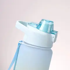 GENERICO - Botella de Agua Motivacional de 1000 ml con Medidor